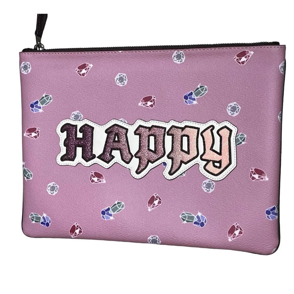 Disney x Coach: A Dark Fairy Tale HAPPY Snow White Seven Dwarfs Clutch